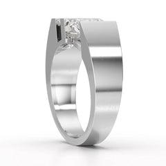 2.2 CT Round Cut Lab Diamond Men's Ring Jama Jewels