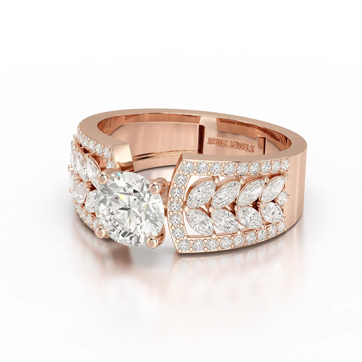 1.8 Classic Round Cut Lab Diamond Ring