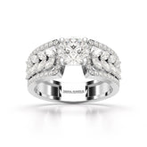 1.8 Classic Round Cut Lab Diamond Ring