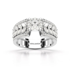 1.8 Classic Round Cut Lab Diamond Ring