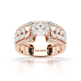 1.8 Classic Round Cut Lab Diamond Ring