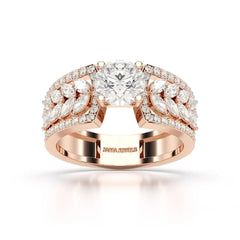 1.8 Classic Round Cut Lab Diamond Ring