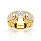 1.8 Classic Round Cut Lab Diamond Ring