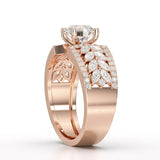 1.8 Classic Round Cut Lab Diamond Ring