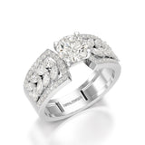 1.8 Classic Round Cut Lab Diamond Ring