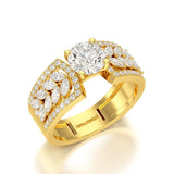 1.8 Classic Round Cut Lab Diamond Ring