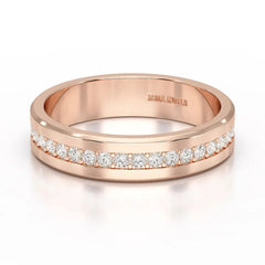 0.68 CT Classic Round Cut Lab Diamond Ring