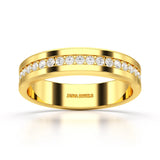 0.68 CT Classic Round Cut Lab Diamond Ring