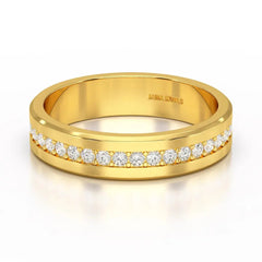 0.95 CT Classic Round Cut Lab Diamond Ring