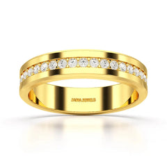 0.95 CT Classic Round Cut Lab Diamond Ring