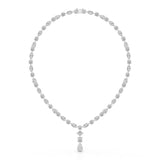 36.46 CT Lab Diamond Round Marquise Necklace