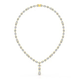 36.46 CT Lab Diamond Round Marquise Necklace