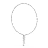 33.14 CT Lab Diamond Heart Cut Marquise Necklace