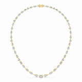 26.26 CT Lab Diamond Emerald Necklace