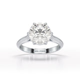 3 CT Solitaire Engagement Lab Grown Diamond Ring - Jama Jewels