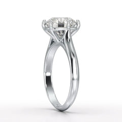3 CT Solitaire Engagement Lab Grown Diamond Ring - Jama Jewels