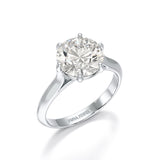 3 CT Solitaire Engagement Lab Grown Diamond Ring - Jama Jewels