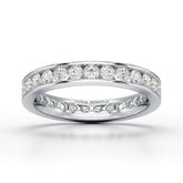 Simple Wedding Band 1.26 CT Lab Diamond Ring - Jama Jewels