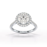 Halo Lab Grown Diamond 2.60 Carat Wedding Ring - Jama Jewels