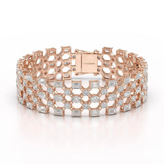18.3 CT Multi Shape Lab Diamond Bracelet Jama Jewels