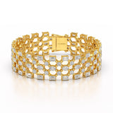 18.3 CT Multi Shape Lab Diamond Bracelet