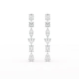 7.99 CT Lab Diamond Dangle Drop Earring