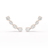0.39 CT Lab Diamond Multi shape Earring
