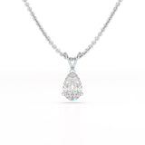 1 Carat Pear Shape Lab Diamond Pendant