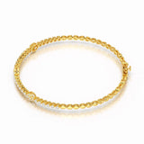 Lab Diamond Simple Round Cut 1.07 CT Bracelet