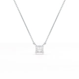 1 CT Lab Grown Diamond Princess Pendant