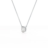 1 CT Oval Lab Grown Diamond Solitaire Pendant