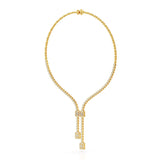 3.27 CT Lab Created Diamond Wedding Necklace