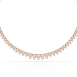 6.8 CT Classic Lab Diamond Collar Necklace