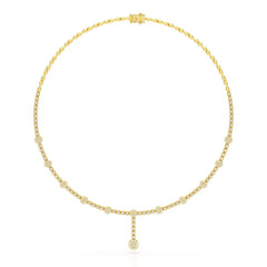 2.4 CT Lab Diamond Drop Necklace Jama Jewels