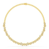 4.1 Carat Lab Diamond Petal Necklace