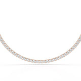 30.32 CT Lab Diamond Riviere Necklace - Jama Jewels