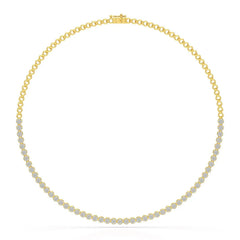 3.8 CT Lab Diamond Tennis Necklace Jama Jewels