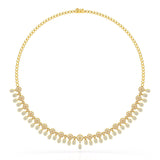 Round Cut Lab Grown Diamond 4.96 CT Elegant Choker Necklace