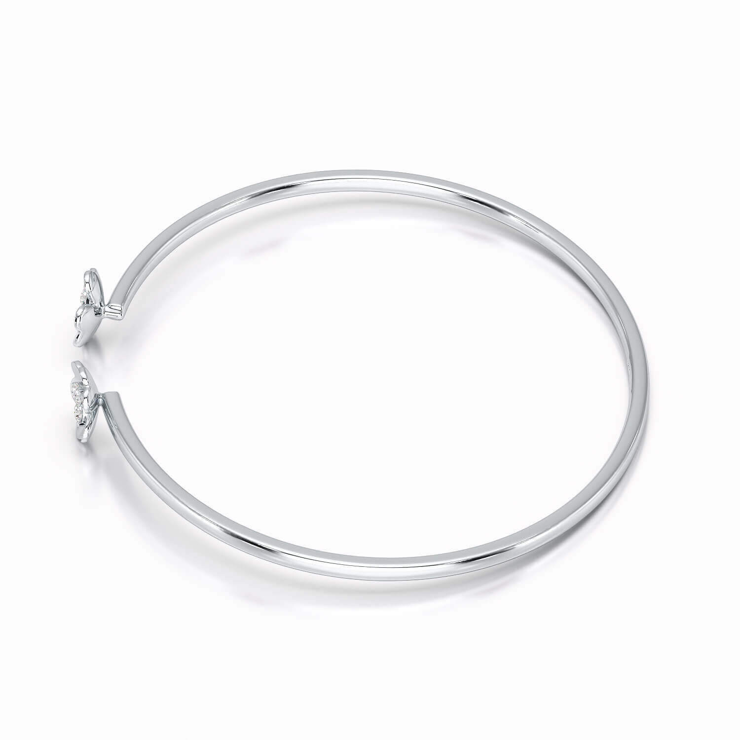 0.23 CT Elegant Round Lab Diamond Bangle