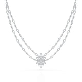 Layered Lab Grown Diamond 3.74 CT Necklace