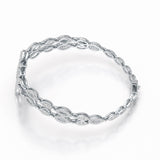 2 CT Lab Grown Diamond Two Layer Designer Bracelet