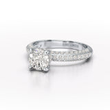 1.79 CT Round Cut Lab Grown Diamond Ring - Jama Jewels