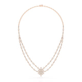 Layered Lab Grown Diamond 3.74 CT Necklace