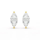 1 CT Marquise Stud Lab Diamond Earrings