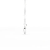 1 CT Lab Grown Diamond Marquise Solitaire Pendant