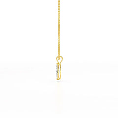 1 CT Lab Grown Diamond Marquise Solitaire Pendant