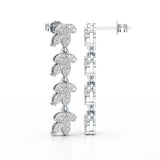 Marquise Cut 1.33 CT Lab Diamond Dangle Earring