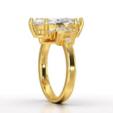 Marquise 3.49 Carat Lab Grown Diamond Wedding Ring - Jama Jewels