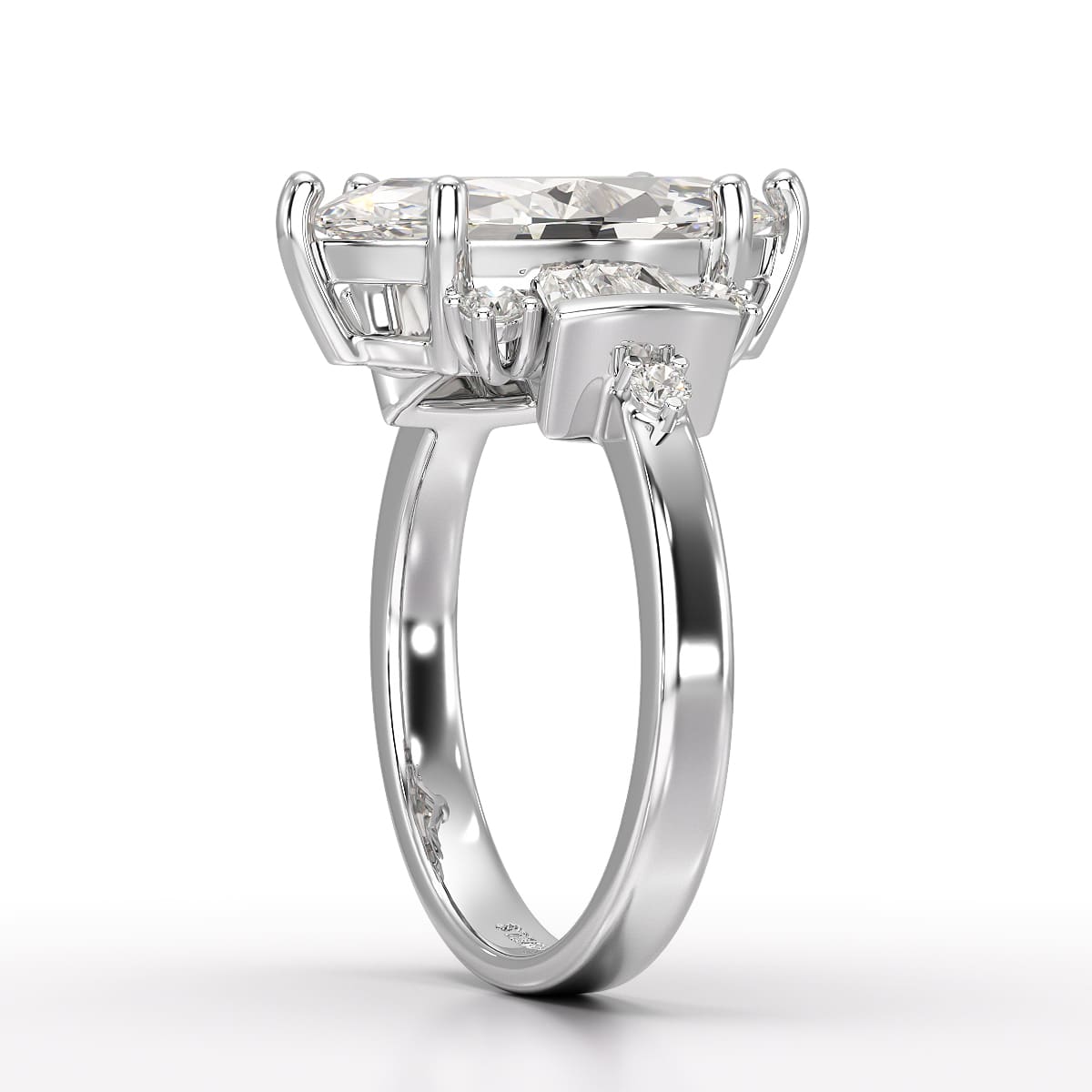 Marquise 3.49 Carat Lab Grown Diamond Wedding Ring - Jama Jewels