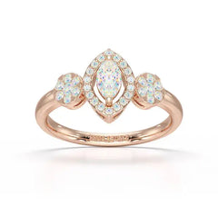 Marquise Cut 0.5 CT Lab Grown Diamond Ring Jama Jewels